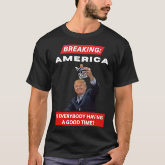 Camiseta América Quebrada Anti-Trump Tarifas Fora 2025