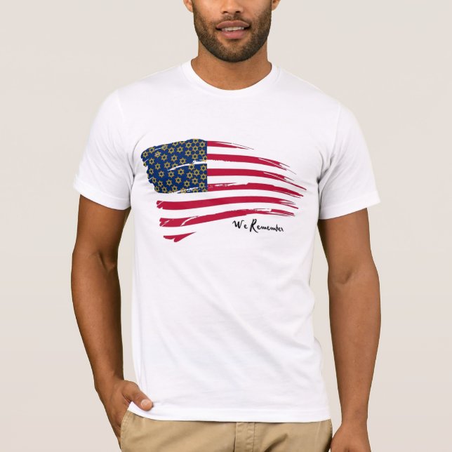 Camiseta América recorda o holocausto (Frente)
