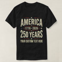 América Retro Personalizada 250 Anos 1776 2026