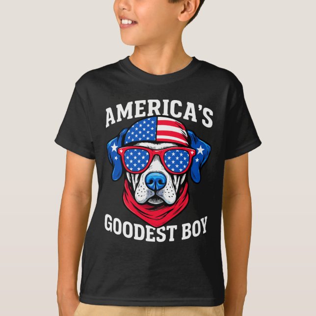 Camiseta America’s Goodest Boy Dog (Frente)