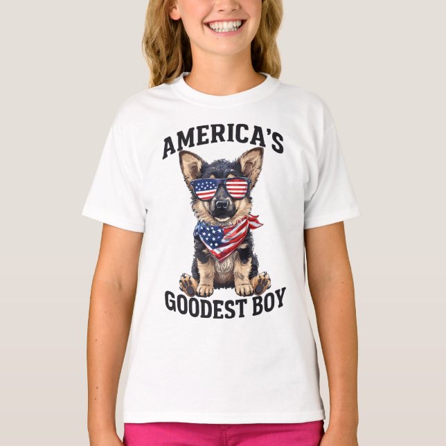 Camiseta America’s Goodest Shepherd (Frente)