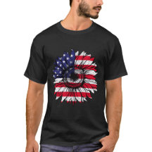 América Sunflower USA Flag American 4 De Julho