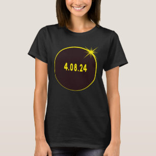 Camiseta América Totalidade Primavera 4 08 24 Eclipes Solar