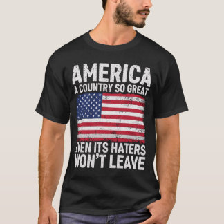 Camiseta América, um país tão Excelente... até mesmo os Ódi
