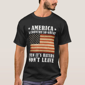 Camiseta América Um País Tão Excelente Que Mesmo Os Invedor