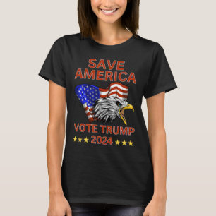 Camiseta América Vote Trump 2024 Nós, As Pessoas, Tivemos E