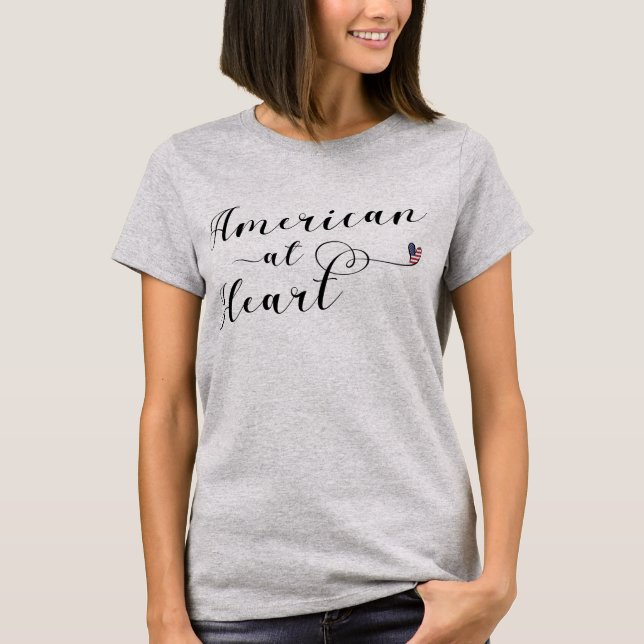 Camiseta American At Heart Tee, EUA (Frente)