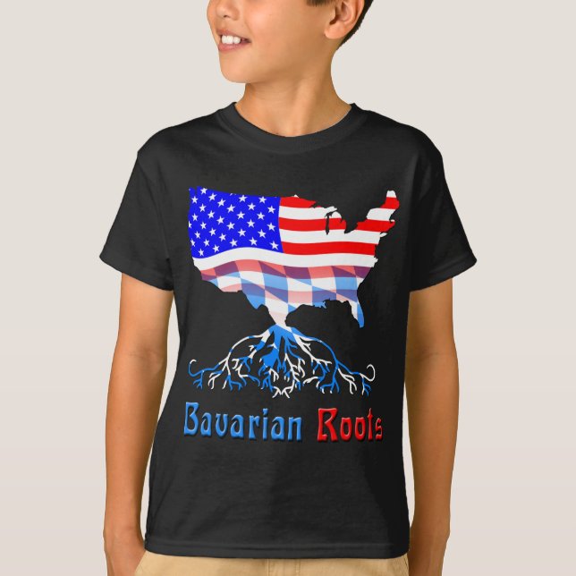 Camiseta American Bavarian Roots Alemanha (Frente)