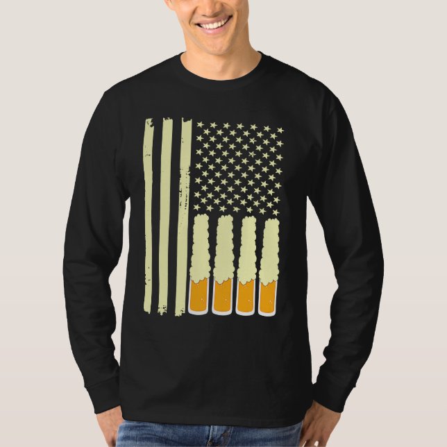 Camiseta American Beer Flag Apparel (Frente)