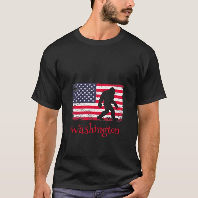Camiseta American Bigfoot Washington (Frente)