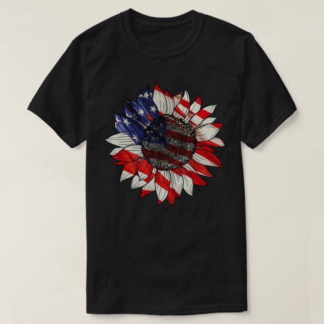 Camiseta American Bloom (Frente do Design)