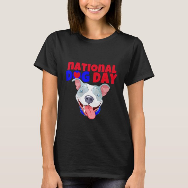 Camiseta American Bully Dog National Dog day (Frente)