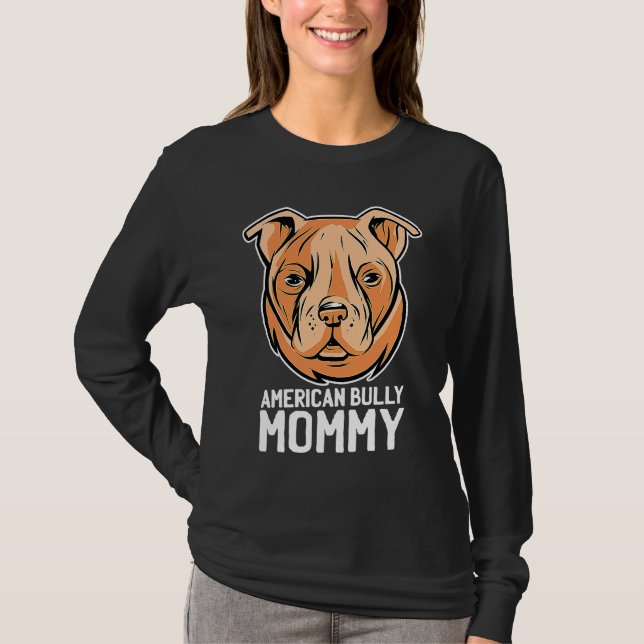 Camiseta American bully mom (Frente)