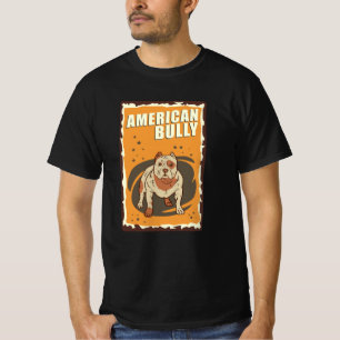 Camiseta American Bully Retro Proprietário De Cachorros