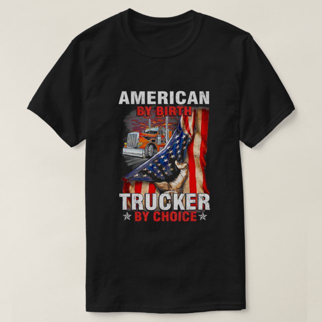 Camiseta American By Birds Trucker By Choices Truck USA Fla (Frente do Design)