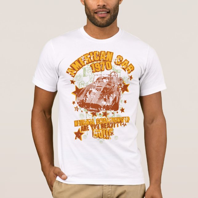 Camiseta American Car 1970 T-Shirt (Frente)