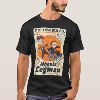 Camiseta American Dad Wheels And The Legman Kanji