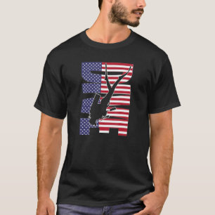 Camiseta American Diver Down Flag USA Scuba Merging Dive Fl