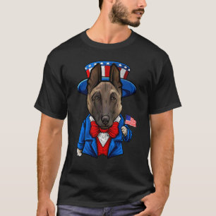 Camiseta American Dog Belga Malinois 4 De Julho