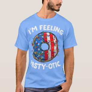 Camiseta American Donut Lover Baking Pastry 4th Of July Cut