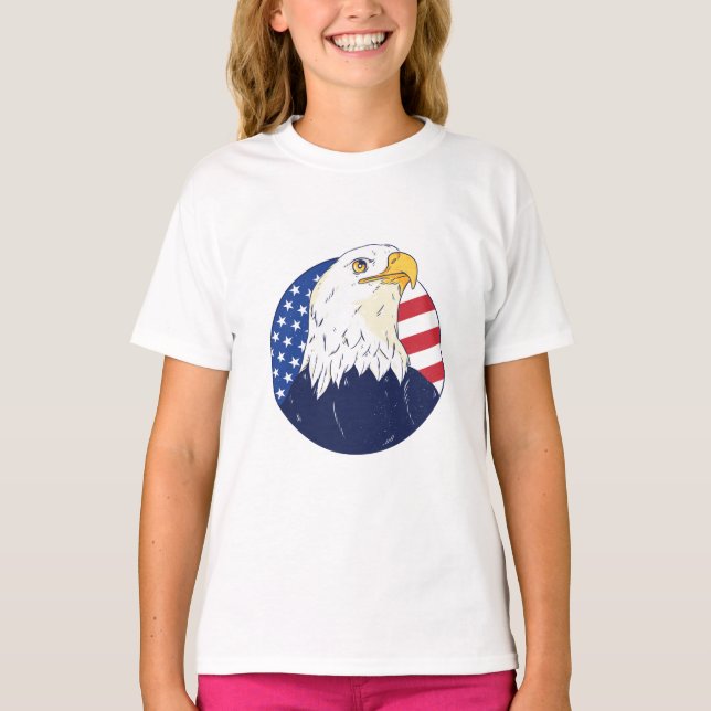 Camiseta American Eagle Flag T-Shirt (Frente)