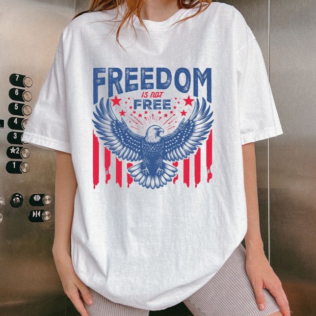 Camiseta American Eagle Freedom 4° de julho Unisex Shirt (Criador carregado)