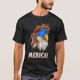 Camiseta American Eagle Mullet Merica Quarto De Julho Usa F