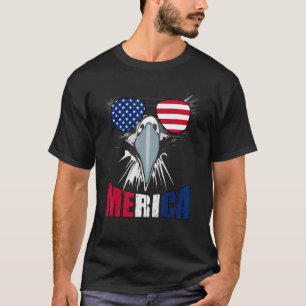 Camiseta American Eagle Mullet Merica Quarto De Julho Usa F