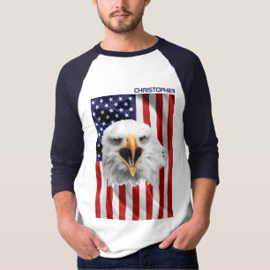 Camiseta American Eagle, o Patriótico Bandeira dos EUA