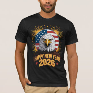 Camiseta American Eagle Patriotic 2026 New Year