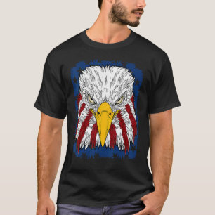 Camiseta American Eagle Petriotic com Flag 'merica Usa