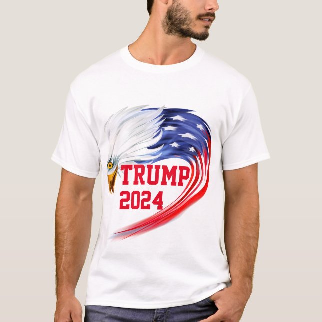 Camiseta American Eagle Trump 2024 (Frente)