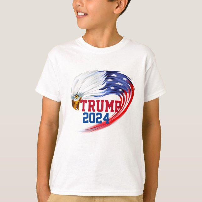 Camiseta American Eagle Trump 2024 Boy (Frente)