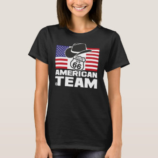 Camiseta American equipa Black mulher