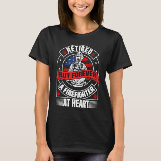 Camiseta American Firefighter Retirement US Flag Retiree Fi