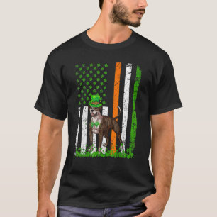 Camiseta American Flag American Buldog Dog St Patricks Da
