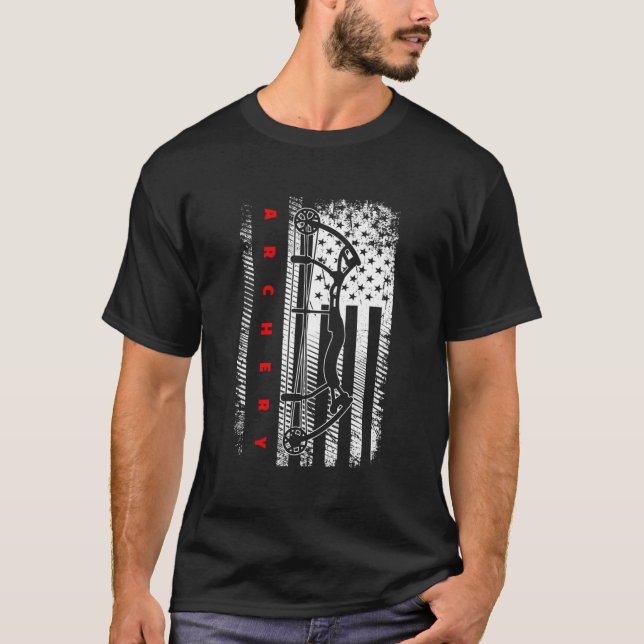 Camiseta American Flag Archery (Frente)