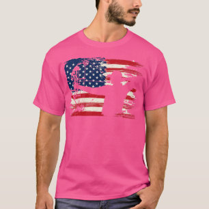 Camiseta American Flag Archery for Men Boys Girls Ki