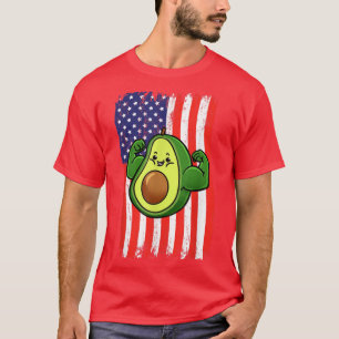 Camiseta American Flag Avocado Weising