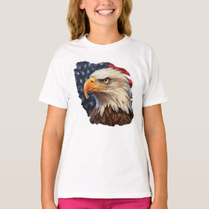 Camiseta American Flag Bald Eagle