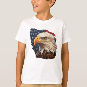 Camiseta American Flag Bald Eagle