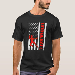 Camiseta American Flag Ball Game 4° de julho, homens Gaga B