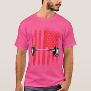 Camiseta American Flag Barbell