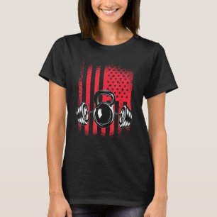 Camiseta American Flag Barbell 4