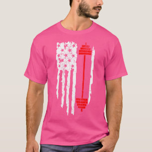 Camiseta American Flag Barbell Powerinclusive Gy