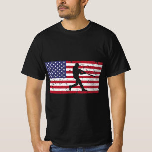 Camiseta American Flag Baseball Legal Vintage Gift Jersey T