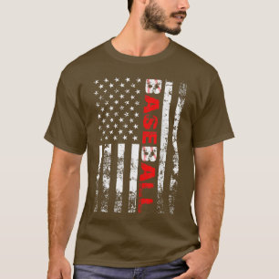 Camiseta American Flag Baseball Team 282