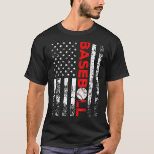 Camiseta American Flag Baseball Team Dom Baseball Shirt Fo