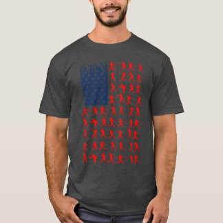 Camiseta American Flag Baseball Team Gifts