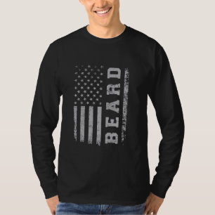 Camiseta American Flag Beard